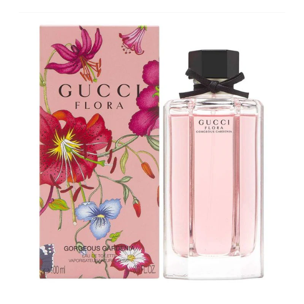 Gucci Flora Gorgeous Gardenia by Gucci 3.3 oz EDT Perfume for Women New In Box