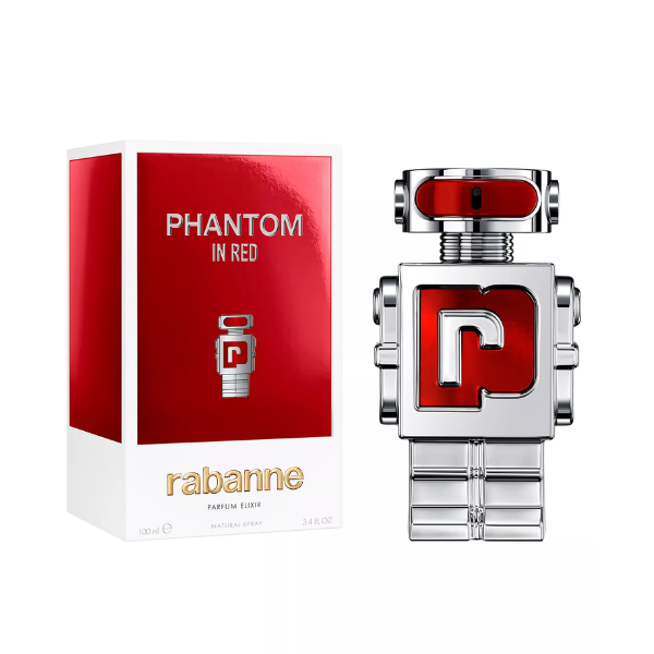 Rabanne Phantom In Red Parfum Elixir, 3.4 oz.