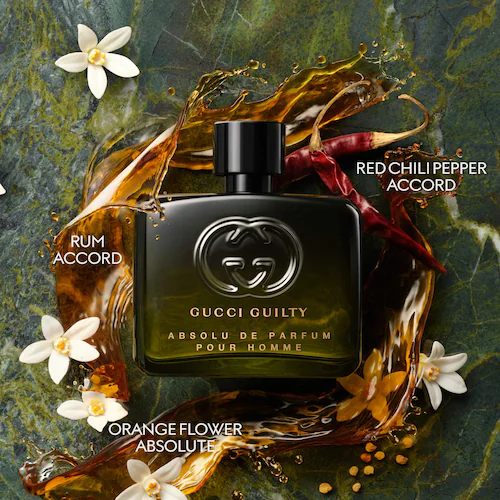 Gucci  Guilty Absolu de Parfum for Men with Orange Flower 2.0oz