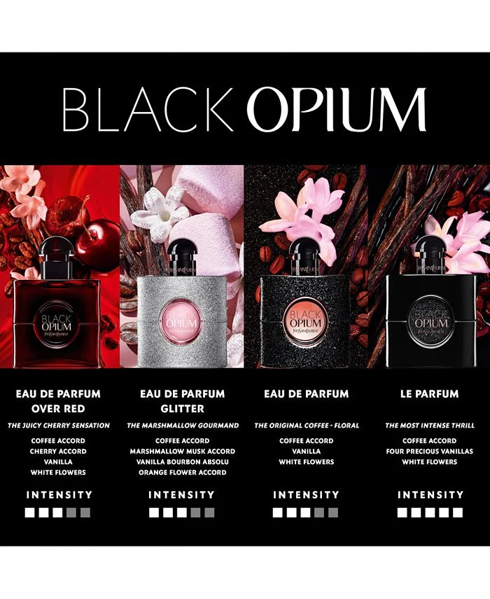 Yves Saint Laurent Black Opium Eau de Parfum Glitter 3 oz.